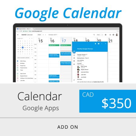 Google Calendar for Website Embed